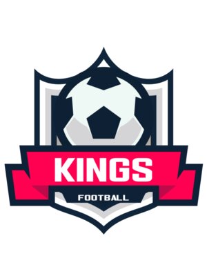 Kings Football logo template