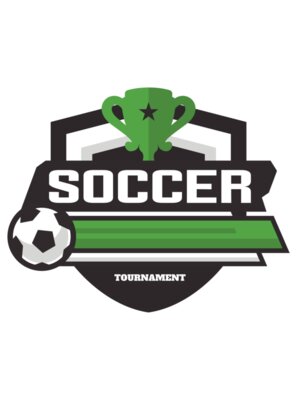 Soccer Tournament logo template 02