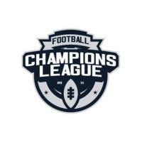 Champions League Football logo template