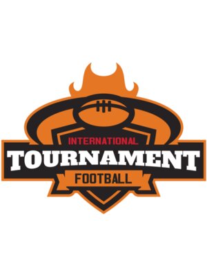 Tournament International Football logo template